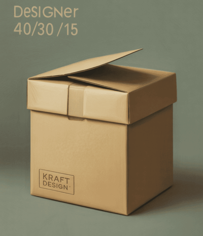 Geschenkverpackung Braun – Bild 2