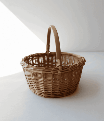 Weidenkorb mit Griff – Bild 2