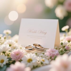 Grußkarte für Hochzeit