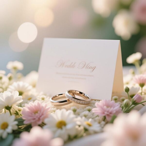 Grußkarte für Hochzeit