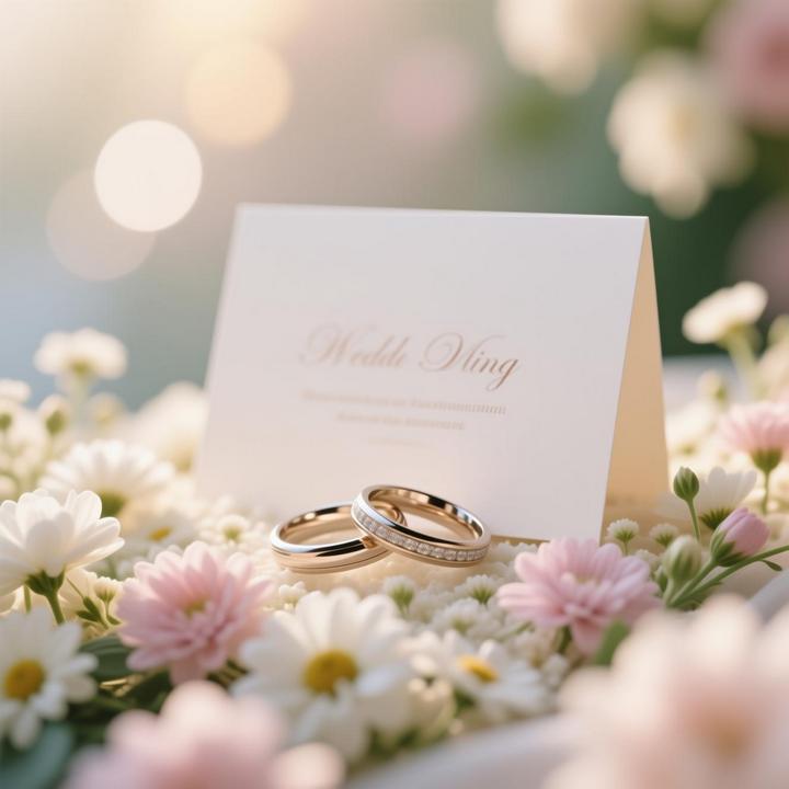 Grußkarte für Hochzeit