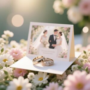 Grußkarte für Hochzeit