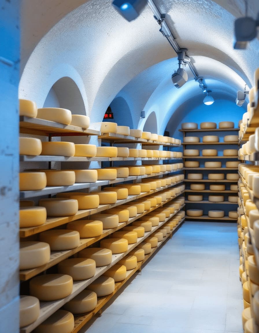 cheese aging cellar