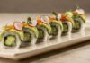 avocado cucumber sushi vegetables