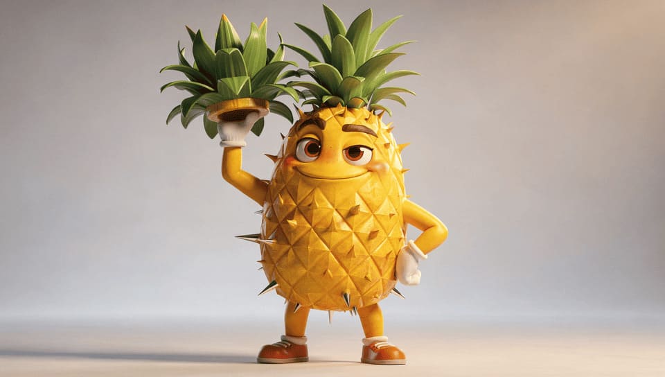 Ananas — Narzisstisch
