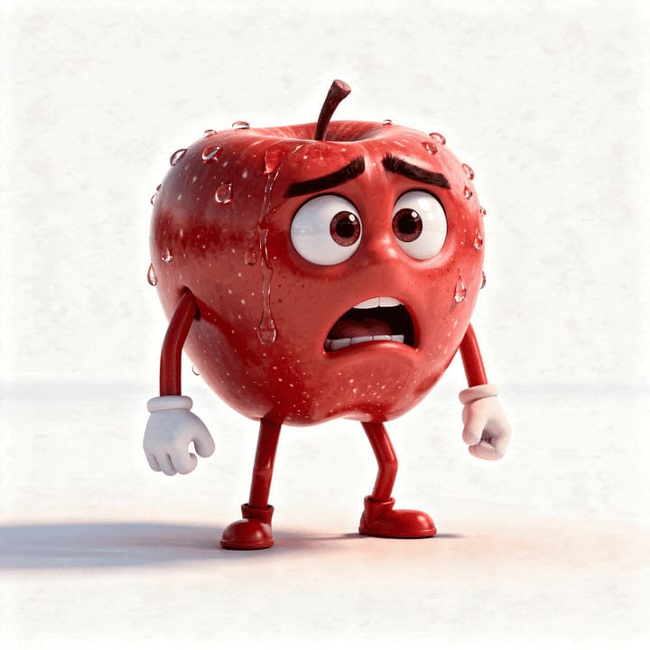 Apfel — Der ängstliche Psychotyp