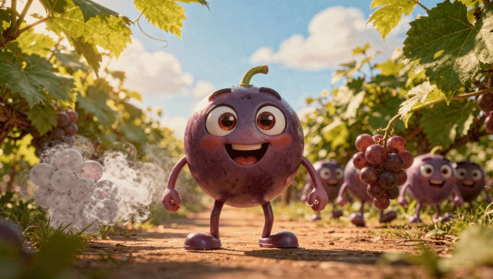 Weintraube — Spielerisch