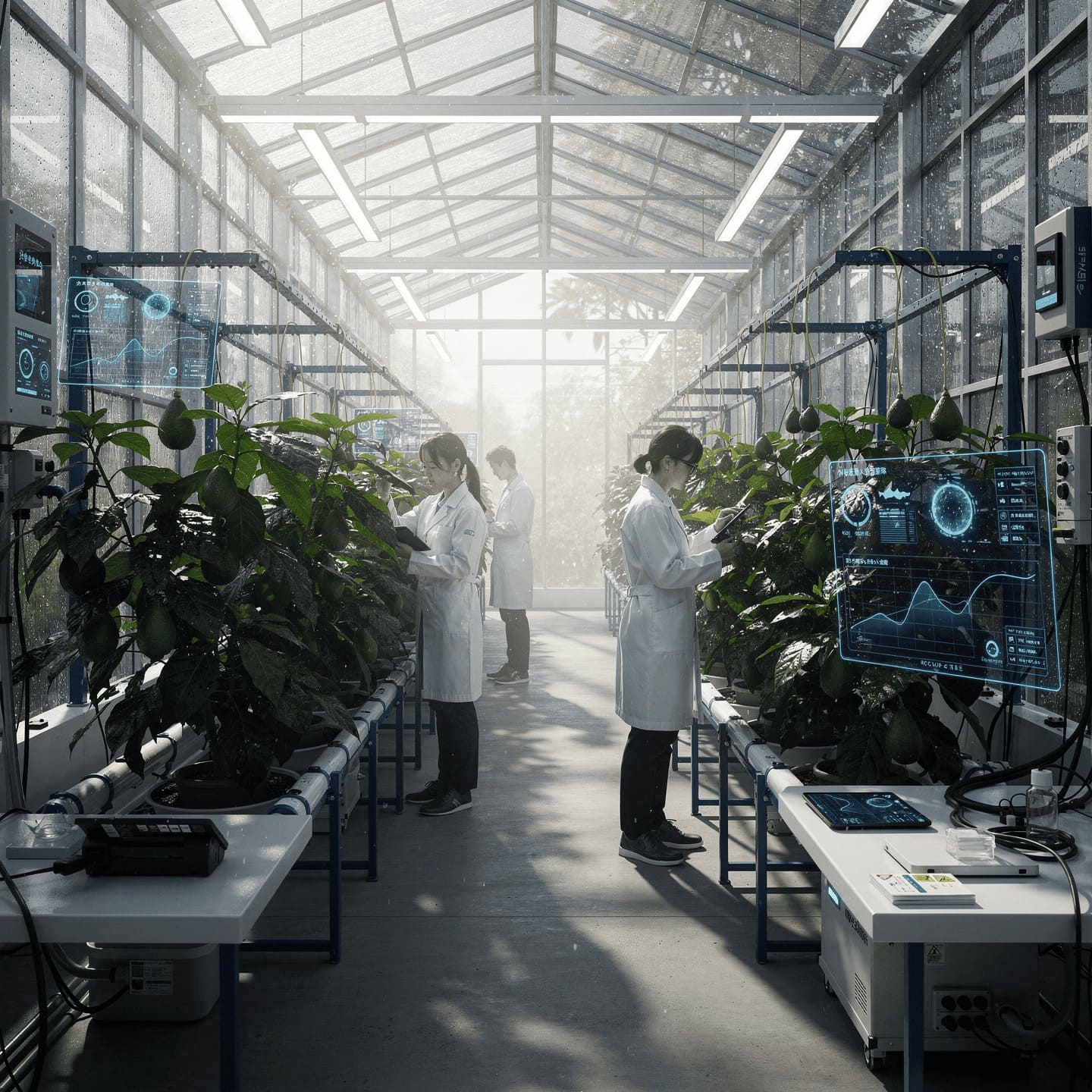 modern agricultural research facility in Japan